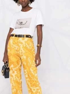 ETRO pantalon à fleurs