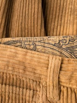 ETRO jean en velours côtelé à taille haute