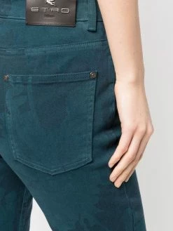 ETRO jean évasé à taille mi-haute