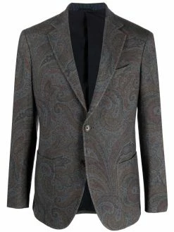 ETRO blazer à motif cachemire