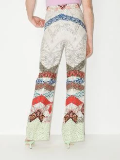 ETRO pantalon palazzo à design patchwork