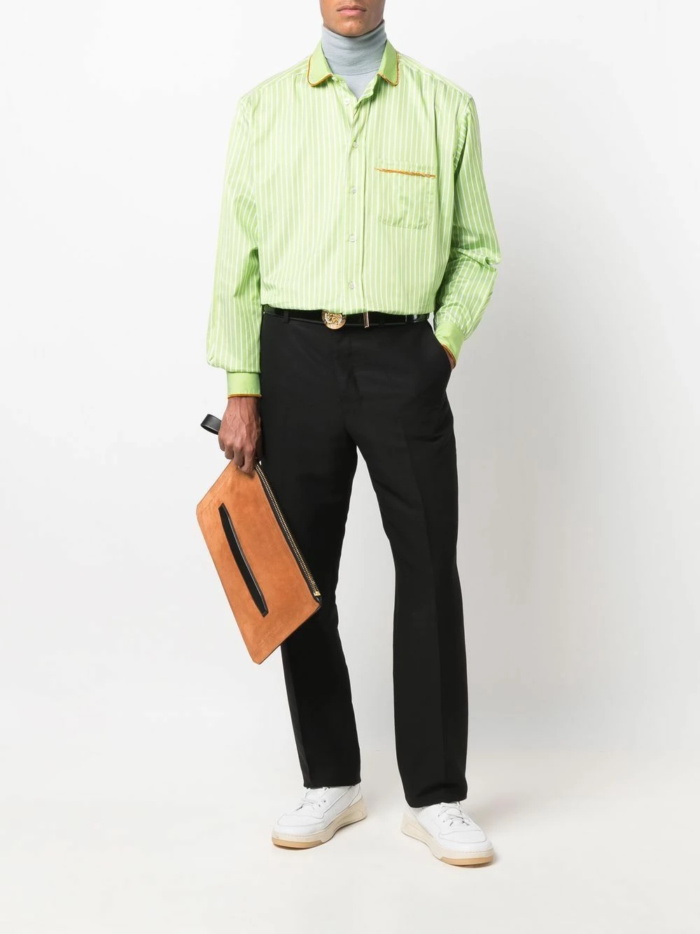 Qualité absolue ETRO Chemise rayée en satin chemises homme 2 ETRO chemise rayée en satin