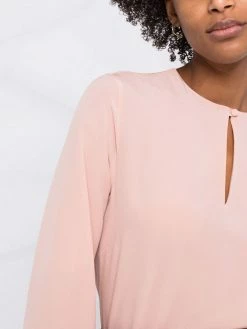 ETRO blouse en soie à col ouverture goutte d'eau