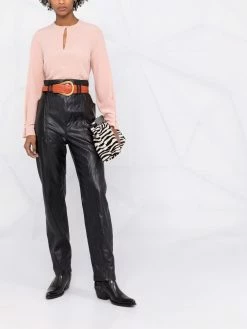 ETRO blouse en soie à col ouverture goutte d'eau