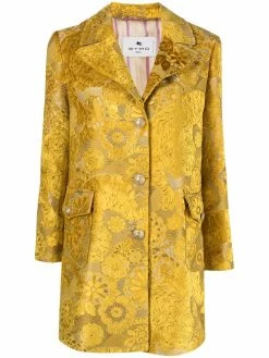 ETRO manteau à simple boutonnage