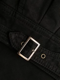 ETRO pantalon fuselé en coton à détail de boucle