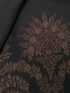 ETRO écharpe en maille fine à fleurs brodées