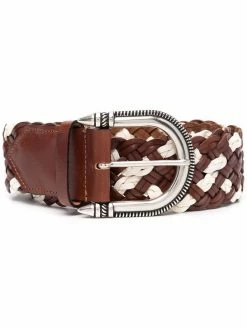 ETRO ceinture en cuir tressé