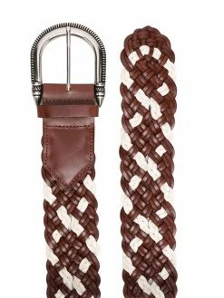 ETRO ceinture en cuir tressé