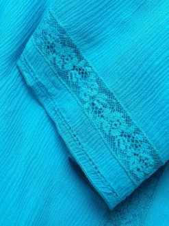 ETRO robe à empiècements en dentelle