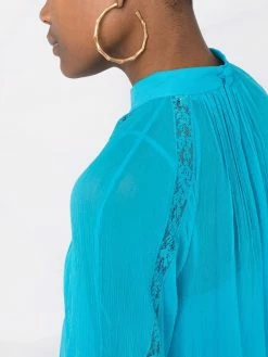 ETRO robe à empiècements en dentelle