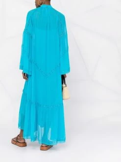 ETRO robe à empiècements en dentelle