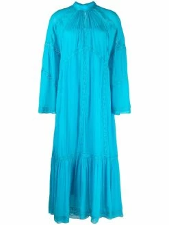 ETRO robe à empiècements en dentelle