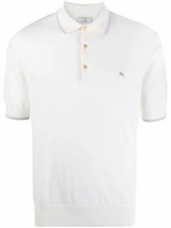 ETRO polo à logo brodé