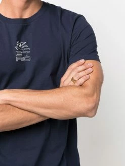 ETRO t-shirt en coton à logo imprimé