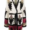 ETRO cardigan à taille ceinturée
