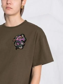 ETRO T shirt oversize à patch brodé de perles Garantie De Qualité 100% t-shirts & jerseys femme 10 ETRO t-shirt oversize à patch brodé de perles
