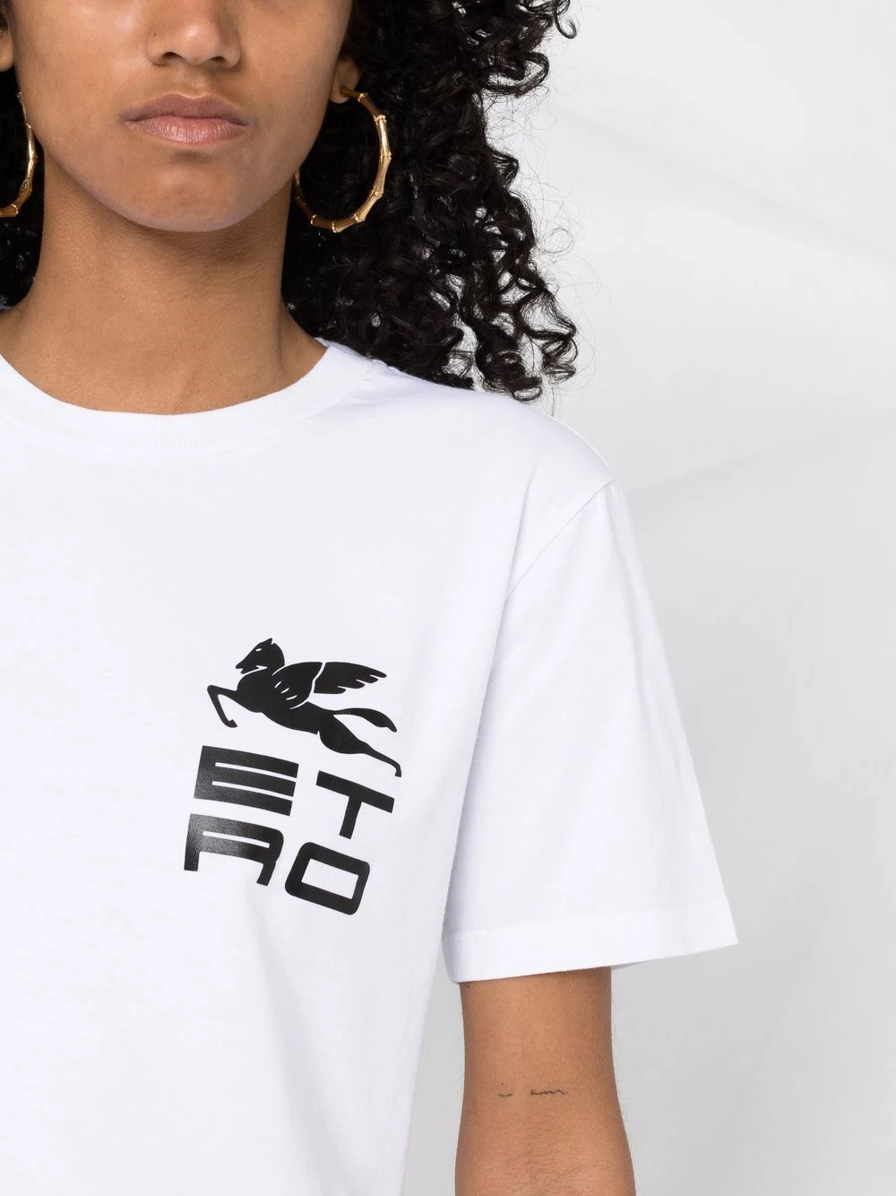 ETRO Marchandise de première qualité T shirt à logo imprimé t-shirts & jerseys femme 3 ETRO t-shirt à logo imprimé