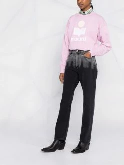 ETRO jean droit à effet dégradé