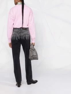 ETRO jean droit à effet dégradé