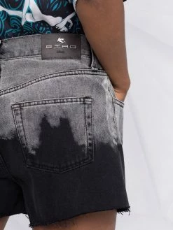 ETRO short en jean à effet dégradé