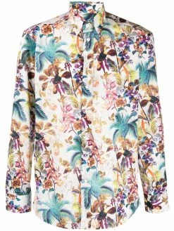 ETRO chemise à imprimé Tropical Jungle