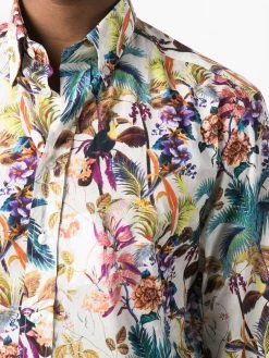 ETRO chemise à imprimé Tropical Jungle