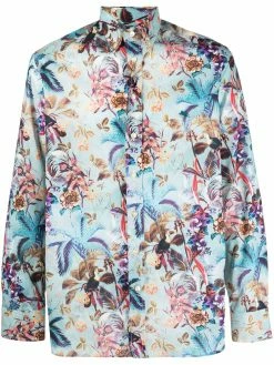 ETRO chemise à imprimé Tropical Jungle