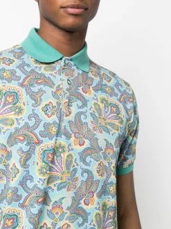 ETRO polo à motif cachemire