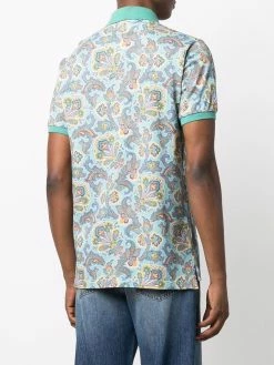 ETRO polo à motif cachemire
