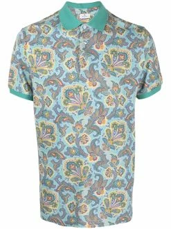 ETRO polo à motif cachemire