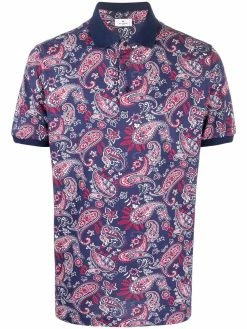 ETRO polo à imprimé cachemire