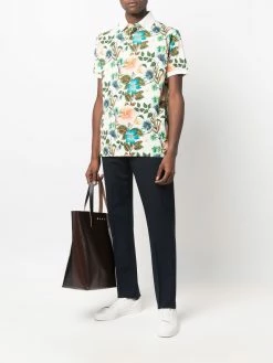 ETRO polo en jersey à fleurs