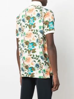 ETRO polo en jersey à fleurs