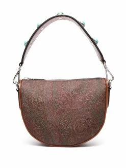 ETRO sac à main Crown Me à motif cachemire