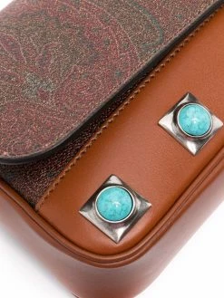 ETRO sac à bandoulière Crown Me à motif cachemire