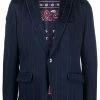 ETRO blazer à fines rayures