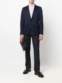 ETRO blazer à fines rayures