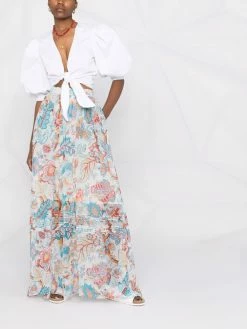 ETRO jupe imprimée à taille haute
