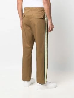 ETRO pantalon chino à bandes contrastantes