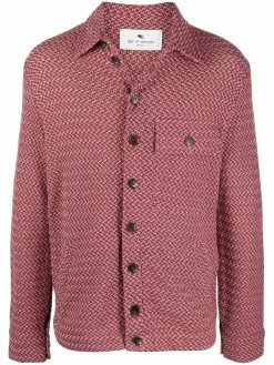 ETRO surchemise à motif en jacquard