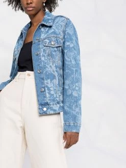 ETRO Veste en jean à fleurs Bas Prix vestes en jean femme 10 ETRO veste en jean à fleurs