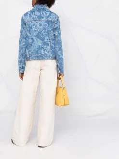 ETRO Veste en jean à fleurs Bas Prix vestes en jean femme 9 ETRO veste en jean à fleurs