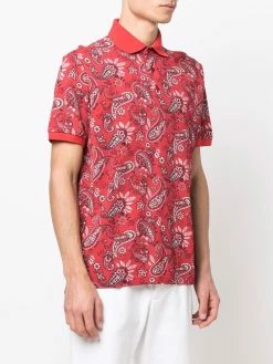 ETRO polo à imprimé cachemire