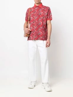ETRO polo à imprimé cachemire