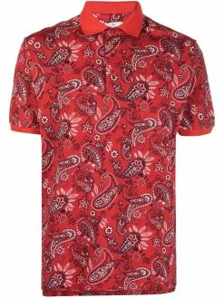 ETRO polo à imprimé cachemire