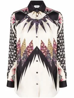 ETRO chemise imprimée en soie