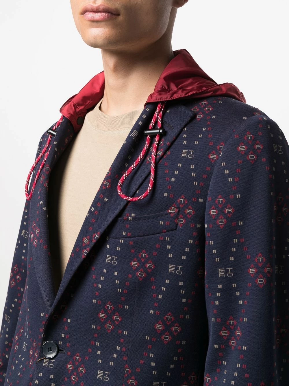 ETRO Prix Affortable Blazer à simple boutonnage blazers homme 5 ETRO blazer à simple boutonnage