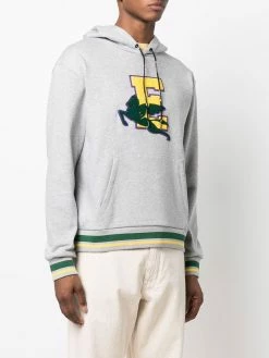 ETRO hoodie en coton à patch logo