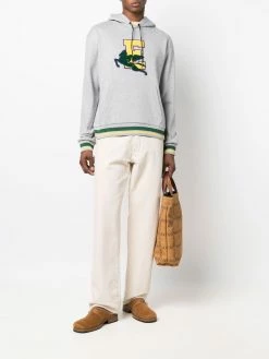 ETRO hoodie en coton à patch logo